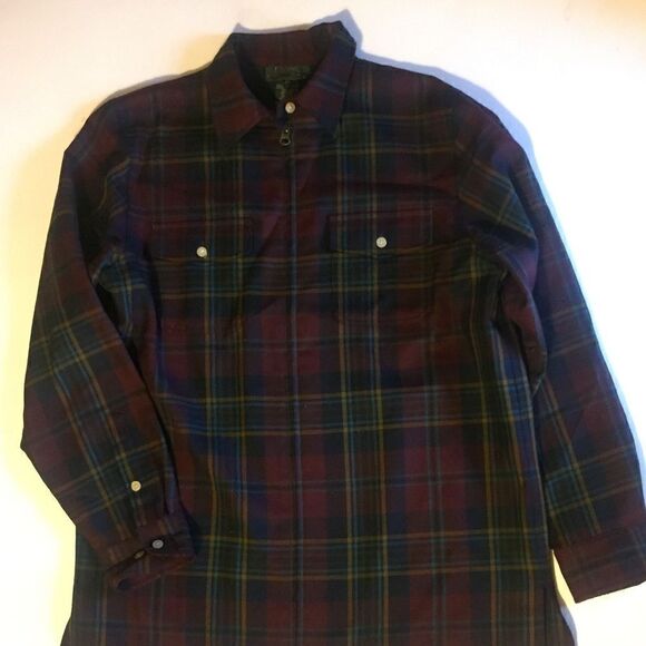 Lauren Ralph Lauren Plaid Zip Up - Picture 1 of 1